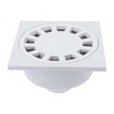 Desague en polipropileno e piso 6 x 6